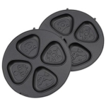 Recolte RSM-NP 微笑鬆餅機 三角烤盤